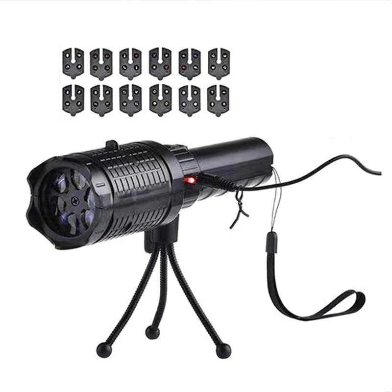 

Christmas Projection Lamp Flashlight Christmas Projection Lamp 12 Pattern Projection Lamp Halloween Projection Lamp