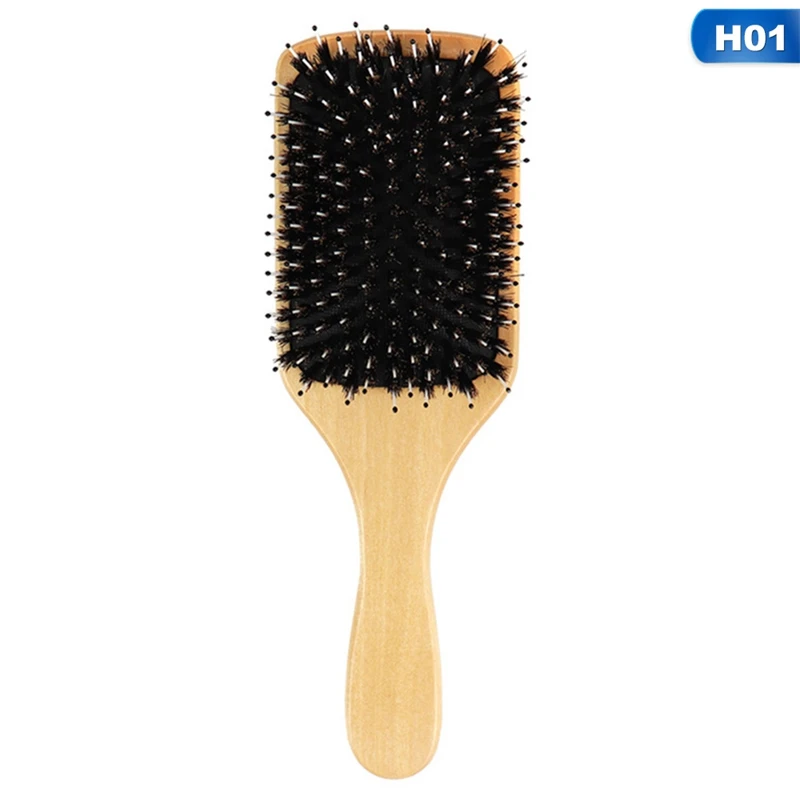 

Massage Comb Gasbag Anti Static Hair Air Cushion Wooden Hairbrush Wet Wavy Bundles Curly Detangle Hair Brush