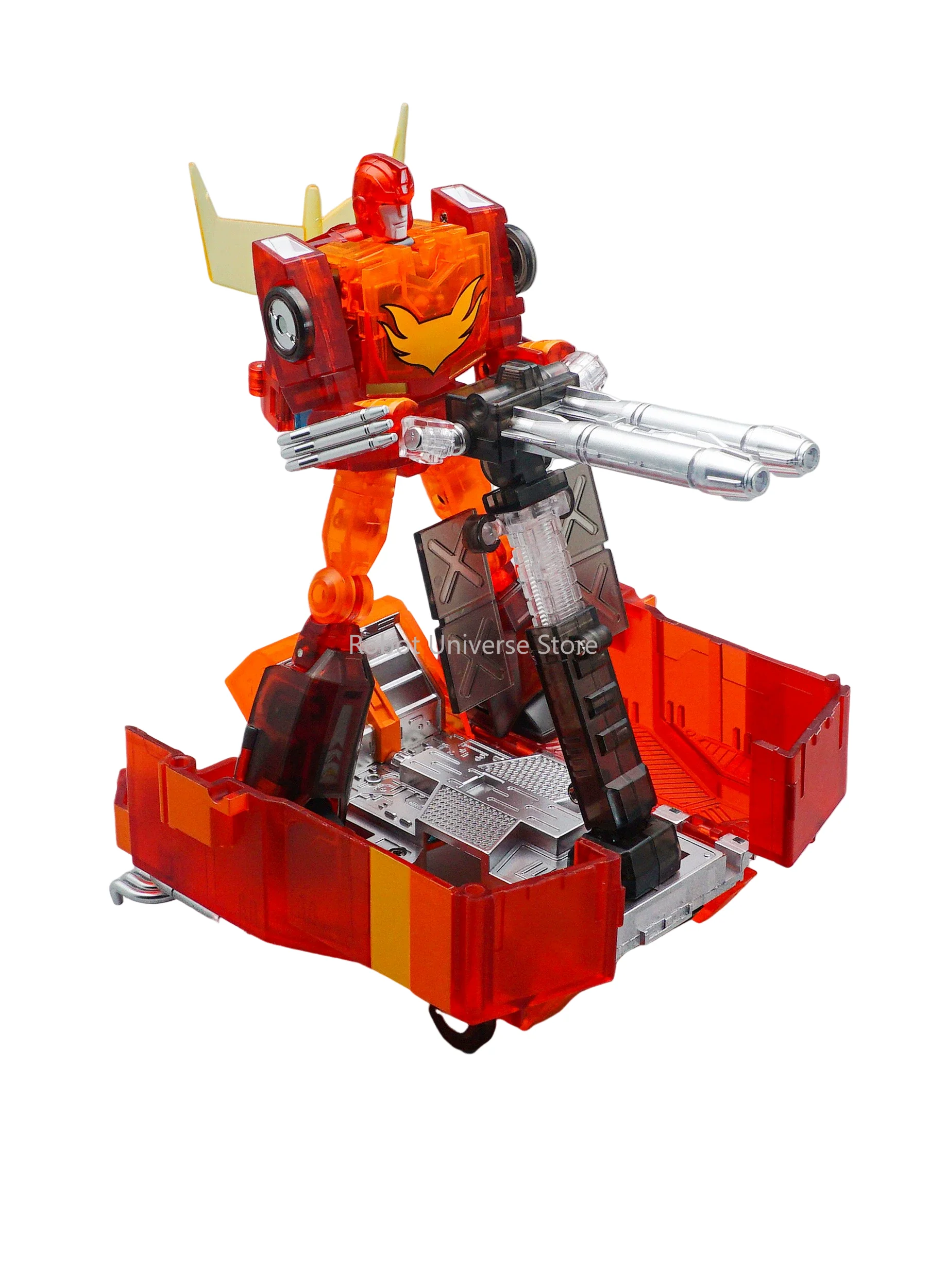 MFT трансформер Ms-19D Ms19D прозрачная версия Rodimus Prime 12 см маленькая экшн-фигурка