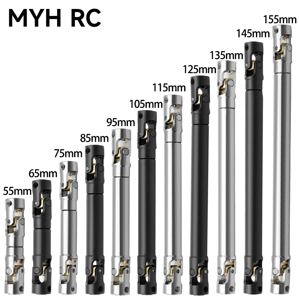 

MYHRC Steel Heavy-Duty Drive Shaft for 1/10 RC Car Crawler Axial SCX10 90046 AXI03007 Wraith Capra TRX4 TRX6 Redcat Gen8