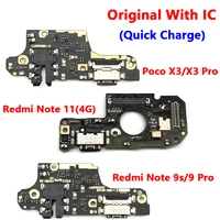 new original usb charging port connector board flex cable for xiaomi mi poco x3 pro redmi note 10 8t 9 pro 9s note 11 4g