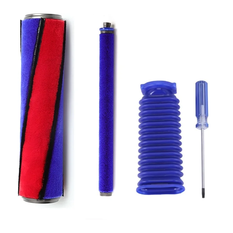 

Soft Roller Brush Blue Hose Kit for Dyson V6 V7 V8 V10 V11 Vacuum Cleaner Soft Roller Head Replacement Parts