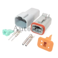 1 set 4 hole car replacement plug accessories auto connector dt04 4p dt06 4s at04 4p at06 4s automobile wire harness socket