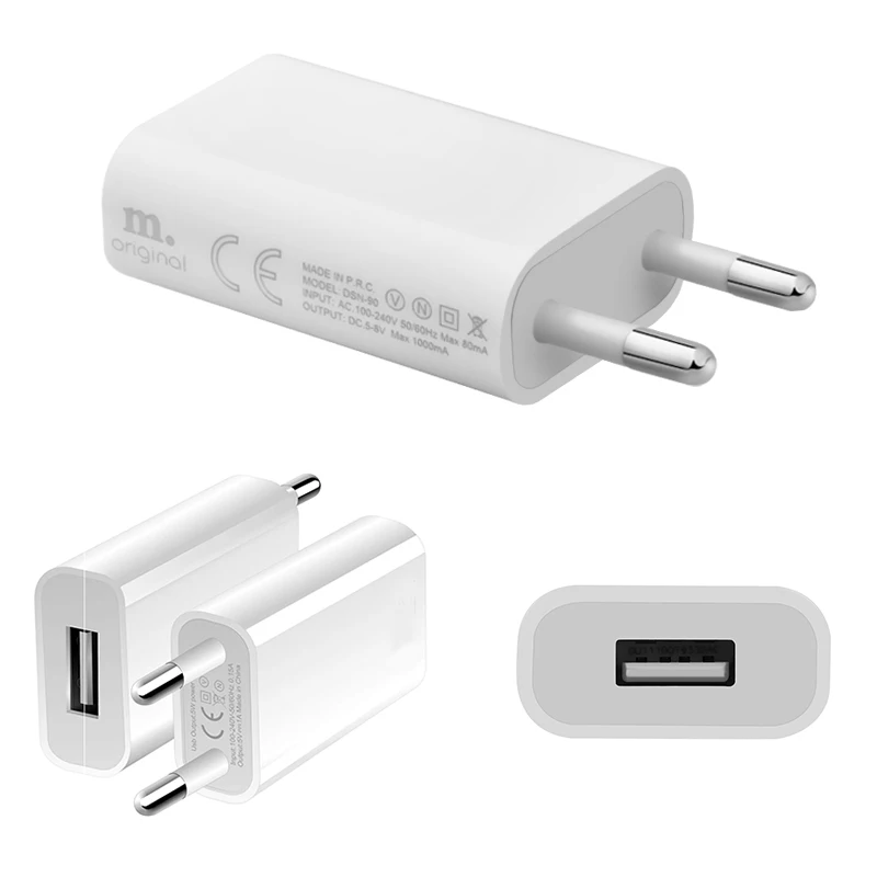 

Hot Selling High Quality European EU Plug USB AC Travel Wall Charging Charger Power Adapter for Table Smart Phone