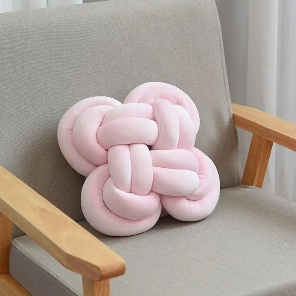 

Sofa Knot Pillow Ball Super Soft Knot Pillow Ball Throw Pillow Floor Cushion Vibrant Color Wear Resistant Decorative for A