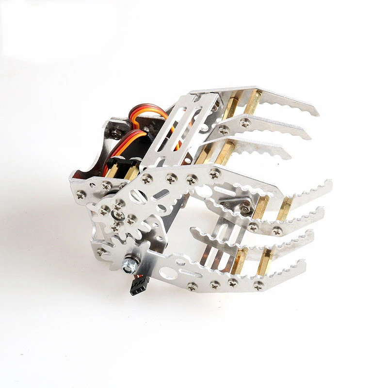 Металлический Роботизированный рычаг-зажим для Arduino UNO, 160 мм, 1 Dof G8, механический зажим-зажим «сделай сам» с сервоприводом MG996 RC