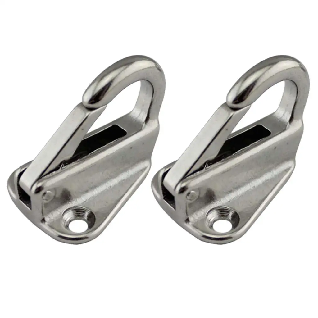 

2x Lots 2 Tug Hardware Spring Snap Fending Hook Locked Hooks Attach Rope