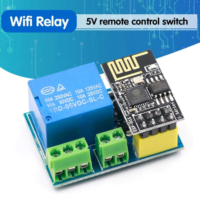 Релейный модуль ESP8266 5 В Wi-Fi управление умным домом с управлением через приложение