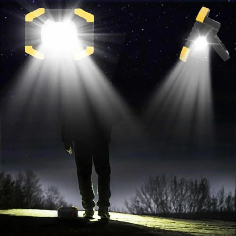 

80000lm Solar Led Work Light Usb Rechargeable Energy Saving Super Bright Flashlight Camping Light