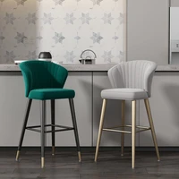 design waiting dining chairs living room kitchen velvet modern ergonomic bar chair with backrest makeup cadeira furniture sets
