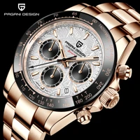 pagani design 2022 new brand men sports chronograph brand luxury quartz watch men 100m waterproof wrist watch casual men watch