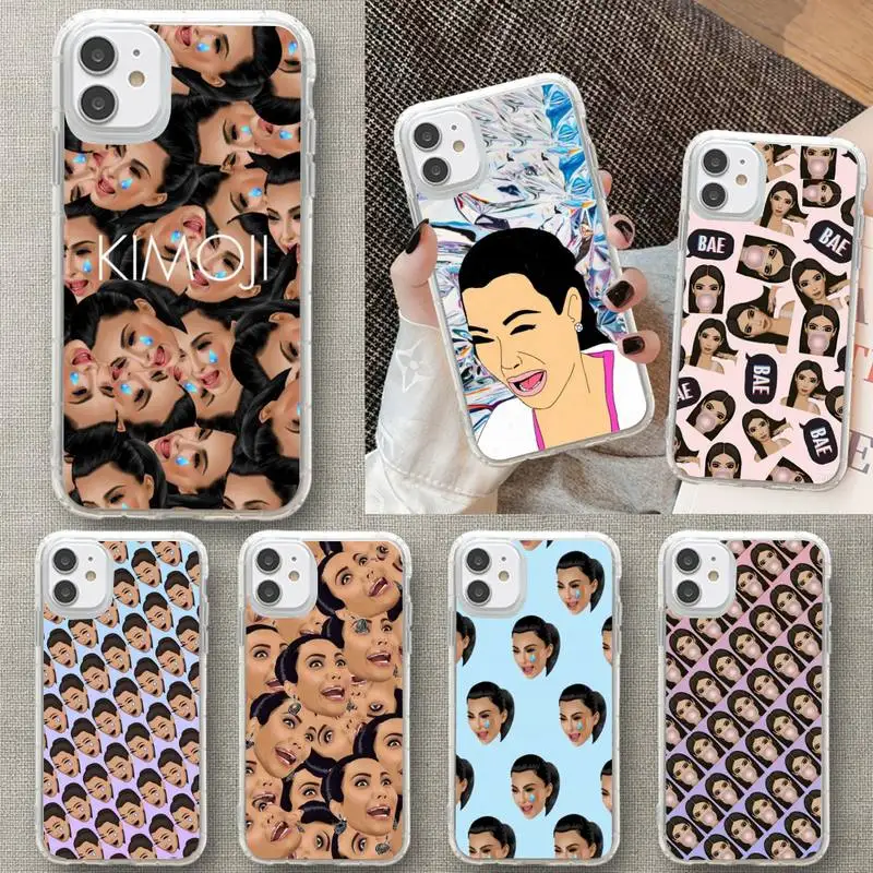 

Чехол для телефона Ким-Кардашьян-кимоджи для iphone 13 12 11 x xs xr 7 8 6 se 5 pro max mini 2020, мягкий чехол Fundas TM