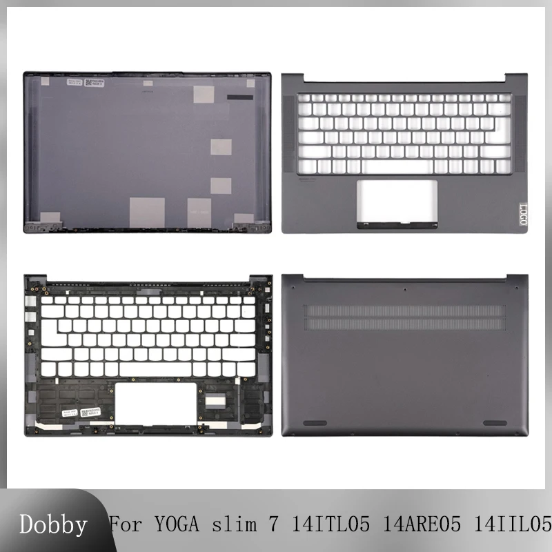 

Новинка для Lenovo YOGA slim 7 14ITL05 14ARE05 14IIL05 ЖК-Дисплей задняя крышка Подставка для рук Верхняя Нижняя крышка корпус серый