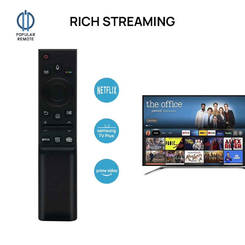 

BN59-01363J Voice TV Remote Control QLED 8000 Series UN65AU8000FXZA BN59-01363A BN59-01263A QN50LS03AAFXZA For Samsung