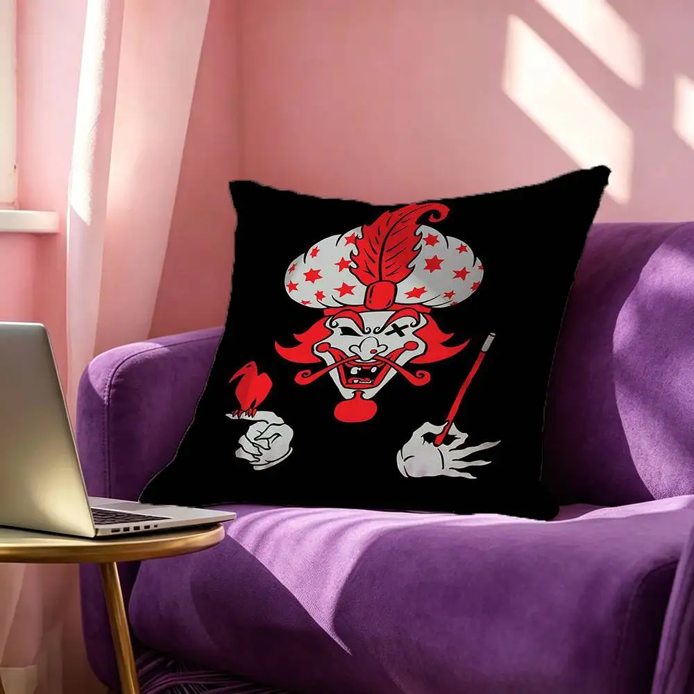 Фото Наволочка для подушки Hip Hop I-Insane Clown Posse ICP с двусторонним принтом, для спальни, прикроватная, для дивана, чехол для подушки №4