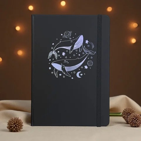Блокнот Celestial Whales Dot Grid A5 160 gsm