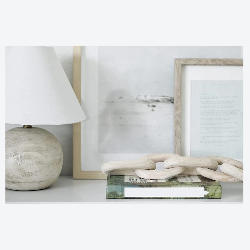 Декоративная деревянная цепочка современный фермерский декор набор украшений