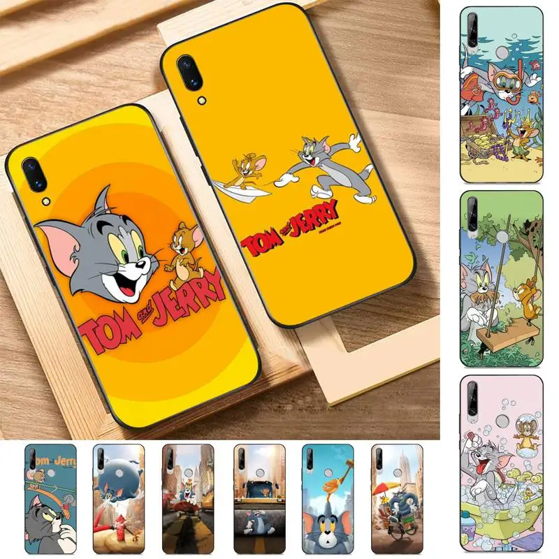 

BANDAI Tom and Jerry Phone Case for Huawei Y 6 9 7 5 8s prime 2019 2018 enjoy 7 plus