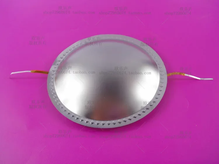 Фото GHXAMP KSV Kapton 99.2 мм, титановая диафрагма для высокочастотного динамика – плоская алюминиевая / алюминиевая проволока с медным покрытием, 8 Ом, 1 шт. №2
