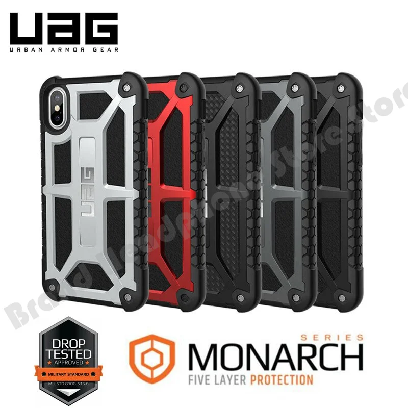 

Original UAG Monarch Series Case Military Spec Case - Rugged Cover For Iphone 6/6s/7/8 6/6s/7/8 Plus For Iphone X XS XR X/XS Max