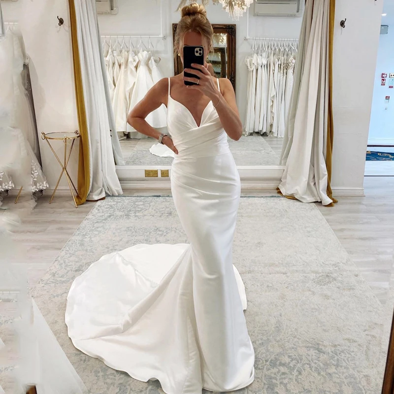 

Женское вечернее платье с юбкой-годе, V-образным вырезом и открытой спиной