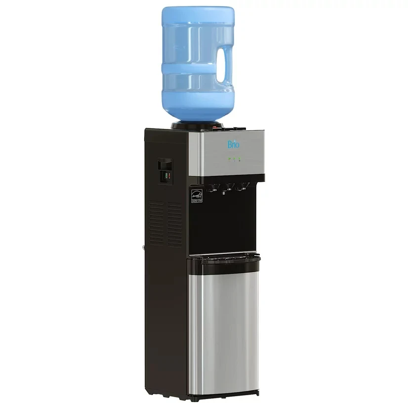 

Water Cooler Dispenser - Hot and Cold Water, Child Safety Lock, Holds 3/5 Gallon Bottles - UL/Energy Approved