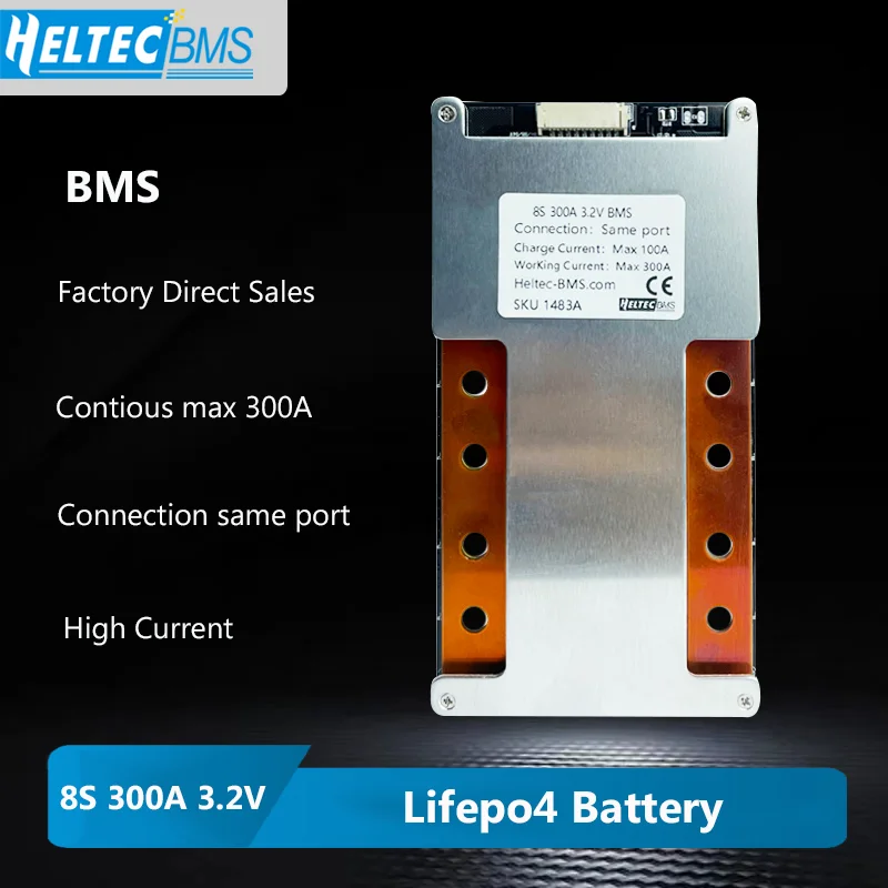 Оптовая продажа, защитная плата баланса батареи 24 В LifePO4 BMS 8S 300A 18650 BMS, инверторы 7000 Вт/хранилище солнечной энергии/запуск автомобиля