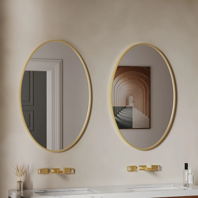 

Nordic Decorative Mirror Wall Vanity Glass Cosmetic Large Full Body Mirror Aesthetic Modern Espelho Parede Decoration Bedroom