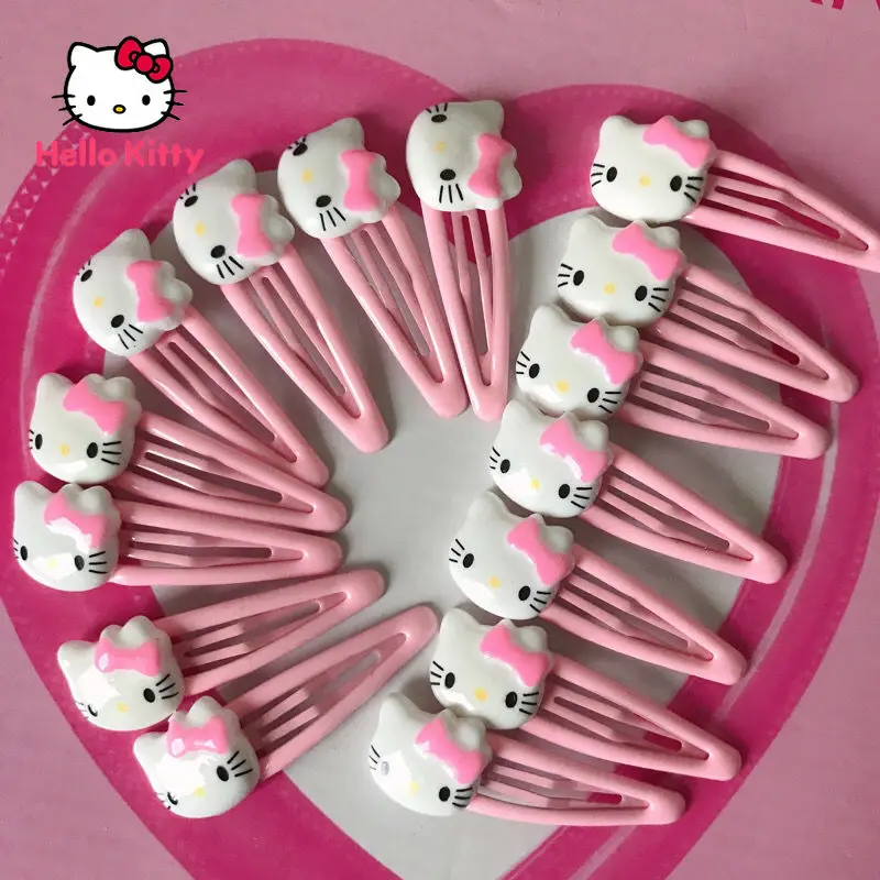 

Hello Kitty Hairpin Cartoon Cartoon Decoration Hair Clip Straightening Bangs Hair Beauty Tools Japanese Bobby Pin Girl Headwear