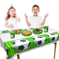 football party tablecloth 43 x 71in rectangular football table cover rectangular pe table cover for home office club hotel