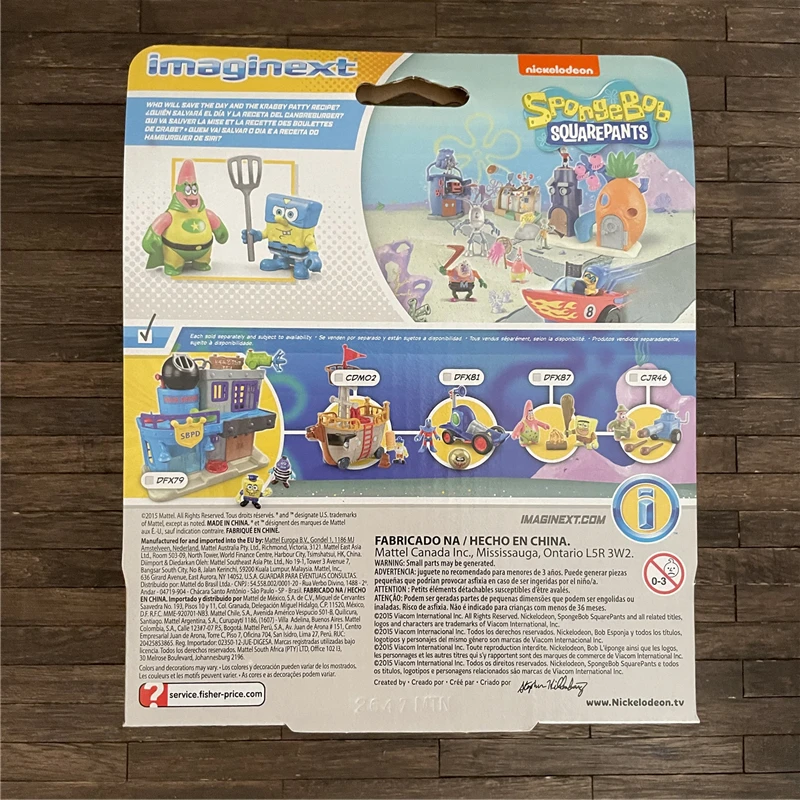 SpongeBobed Doll Square Pant Action Figures Imaginexts Series Squidward Tentacles Patrick Star Toy Eugene H Krabs Model Toys | Игрушки и