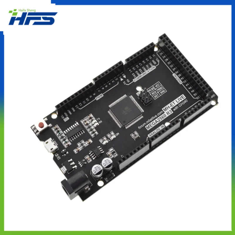 

MH-ET LIVE MEGA 2560 ATmega2560 R3 AVR USB board+USB Cable digital input/output pins compatible with uno and the former boards