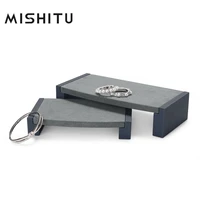 mishitu new light luxury pu leather storage rack creative stool jewelry display props necklace jewelry stand display set
