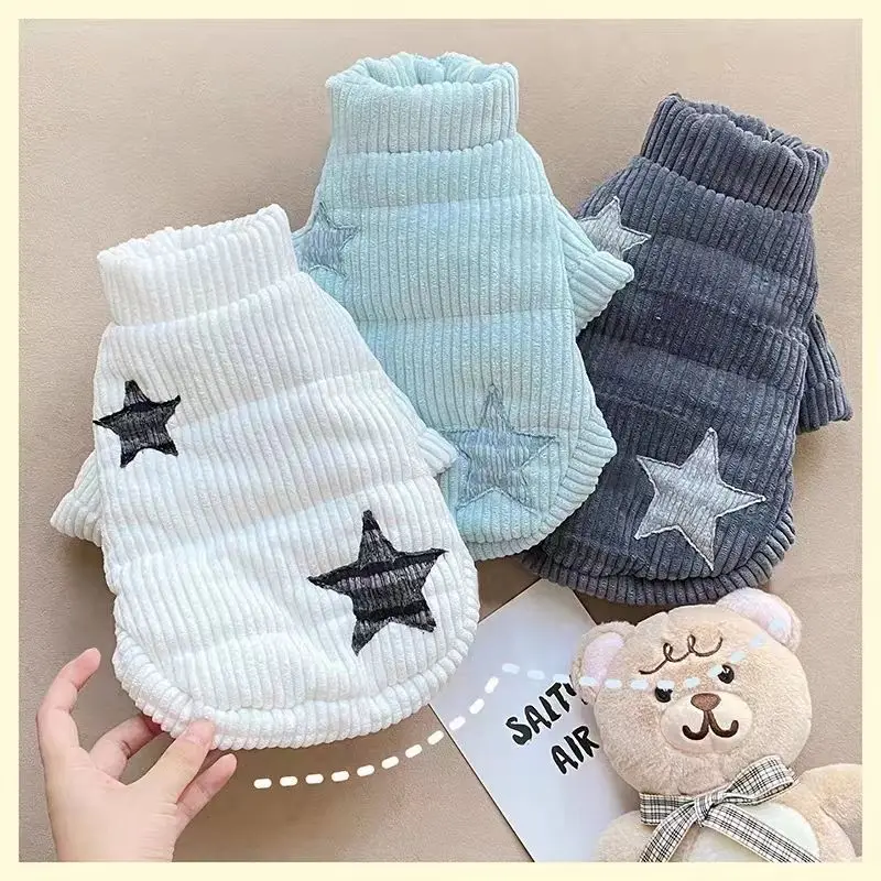 

Pet Winter Dog Cotton Padded Cloth Thickened Warmth Teddy Kojifa Cat Fighting