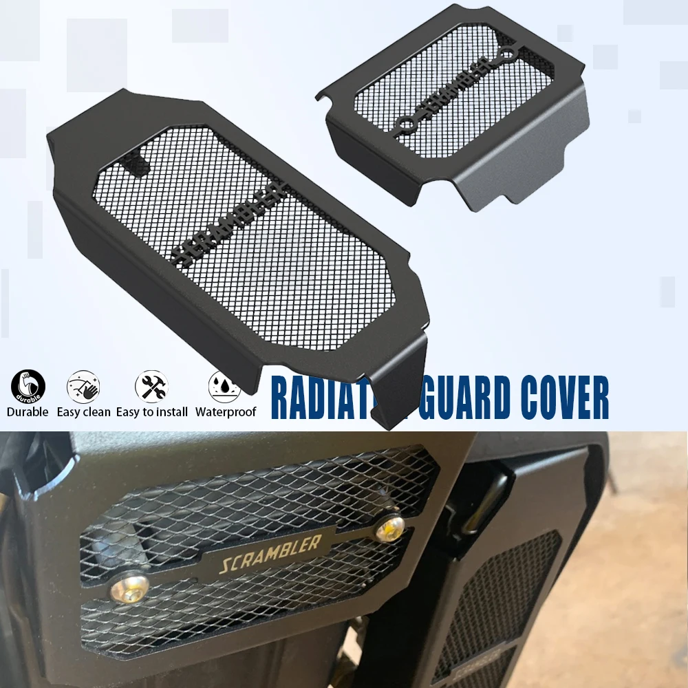 

Rectifier Guard Protector For Ducati Scrambler Icon Dark 2015 2016 2017 2018 2019 2020 2021 2022 Oil Cooler Guard Grille Cover