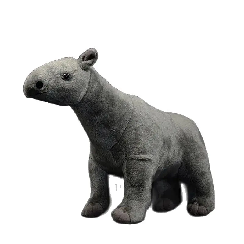 Фото Реалистичная Indricotherium Парацеэрий, эмуляционная животное, мягкая кукла, плюшевая игрушка для девочек и мальчиков, подарок на день рождения, Рождество, 1 шт. №1