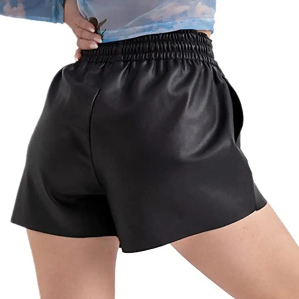 

Cozy Short Pants Elastic Waistband Leisure Women Shorts Adjustable Waist Women Shorts
