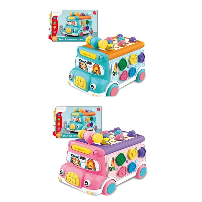 

Детская имитация электрических игрушек для игр, Набор портативных обучающих игрушек в форме рота и автобуса