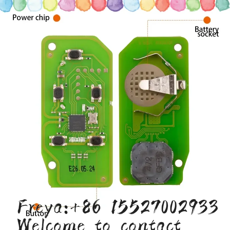 Фото Xhorse XSLR01EN Xhorse VVDI XSLR01EN Смарт-ключ XM38 с 5 кнопками, английская версия, работает с VVDI Key Tool Max Pro, 1 шт./лот №5