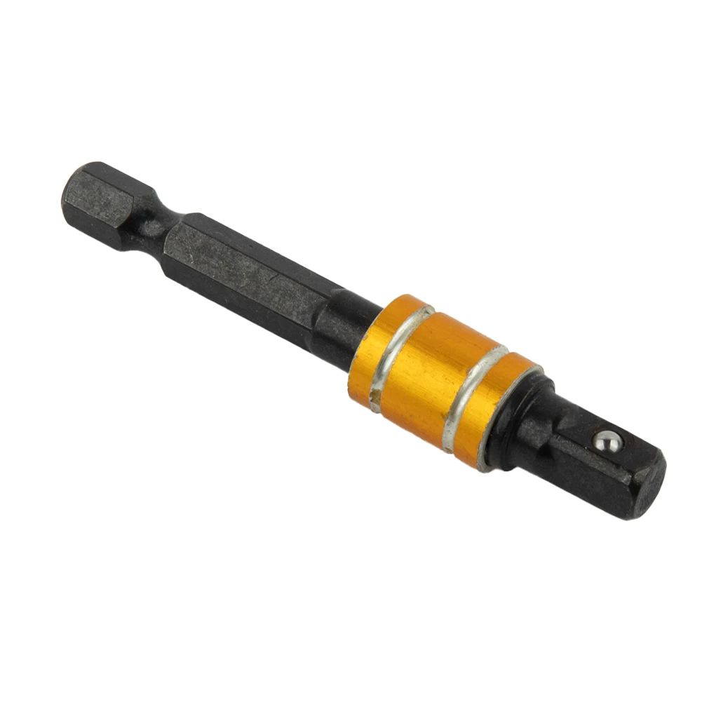 

1pc Drill Socket Adapter Impact Driver With Hex Shank Extension Bar 1/4 3/8 1/2 For Held /drill Driver Impact Wrench Tool Parts