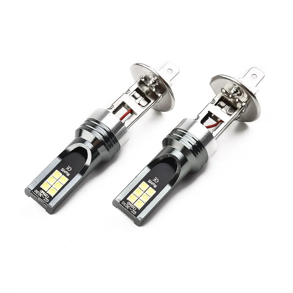 

14000LM H1 LED Lights Bulbs Conversion IP68 Waterproof 2PCS 6500K 9V-32V Accessories High Low Beam Kit Lamp White