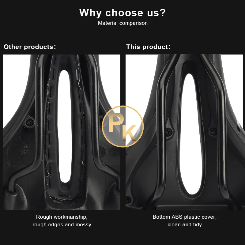 Велосипедное седло с отверстиями