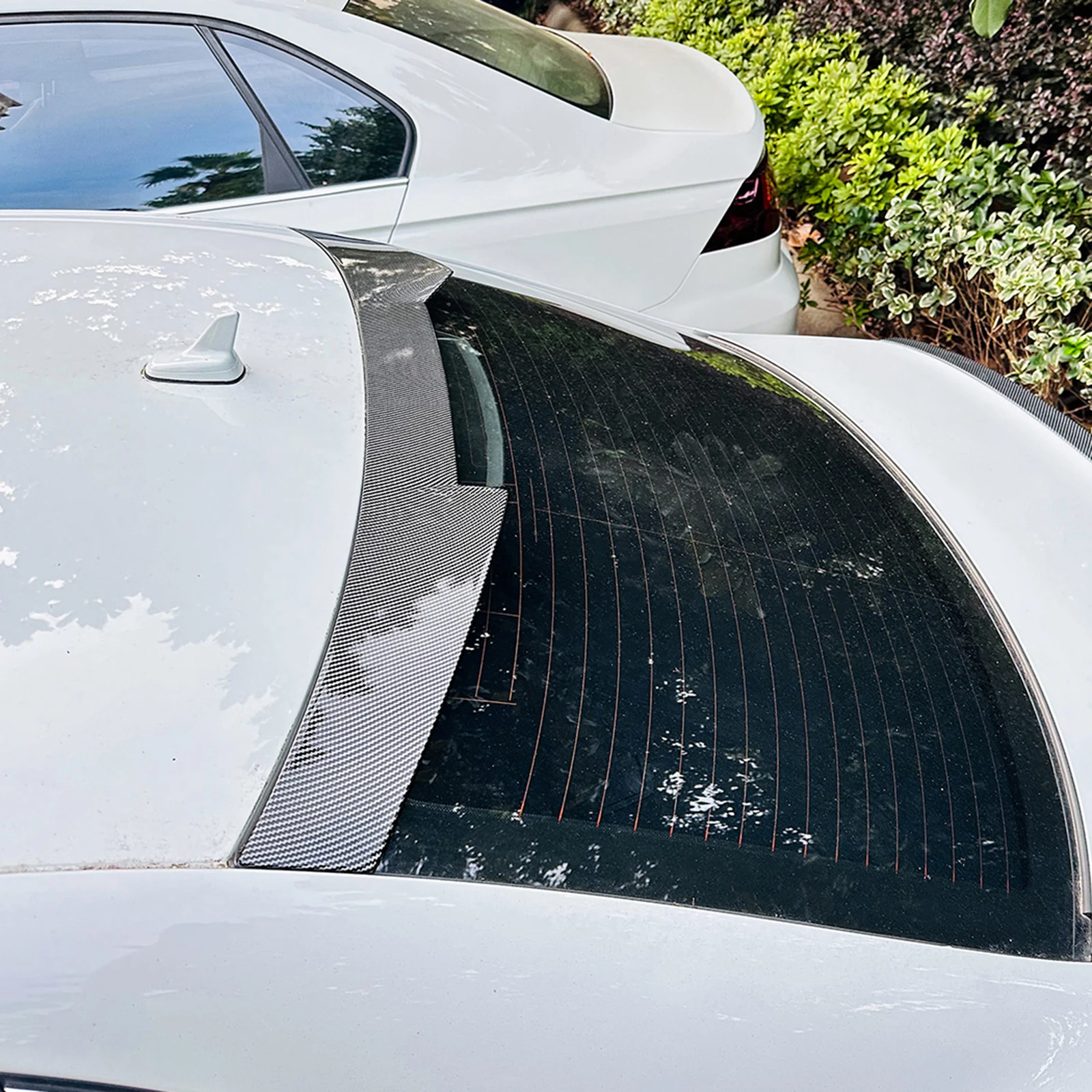 Для Audi A3 S3 8V Sedan 2014-2020 задний багажник спойлер на крышу крыло вид из углеродного