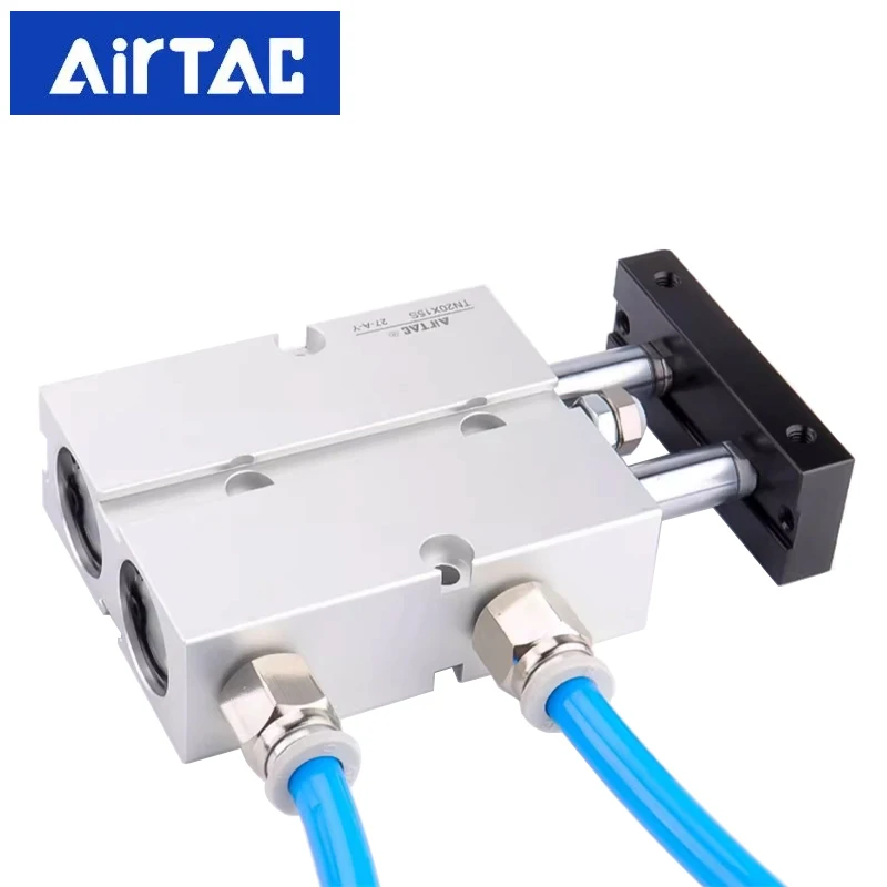 Фото Пневматические цилиндры AirTAC TN с двойным штоком, двухстороннего действия, с направляющими поршнями, диаметр цилиндра 10/16/20/25/32 мм №3