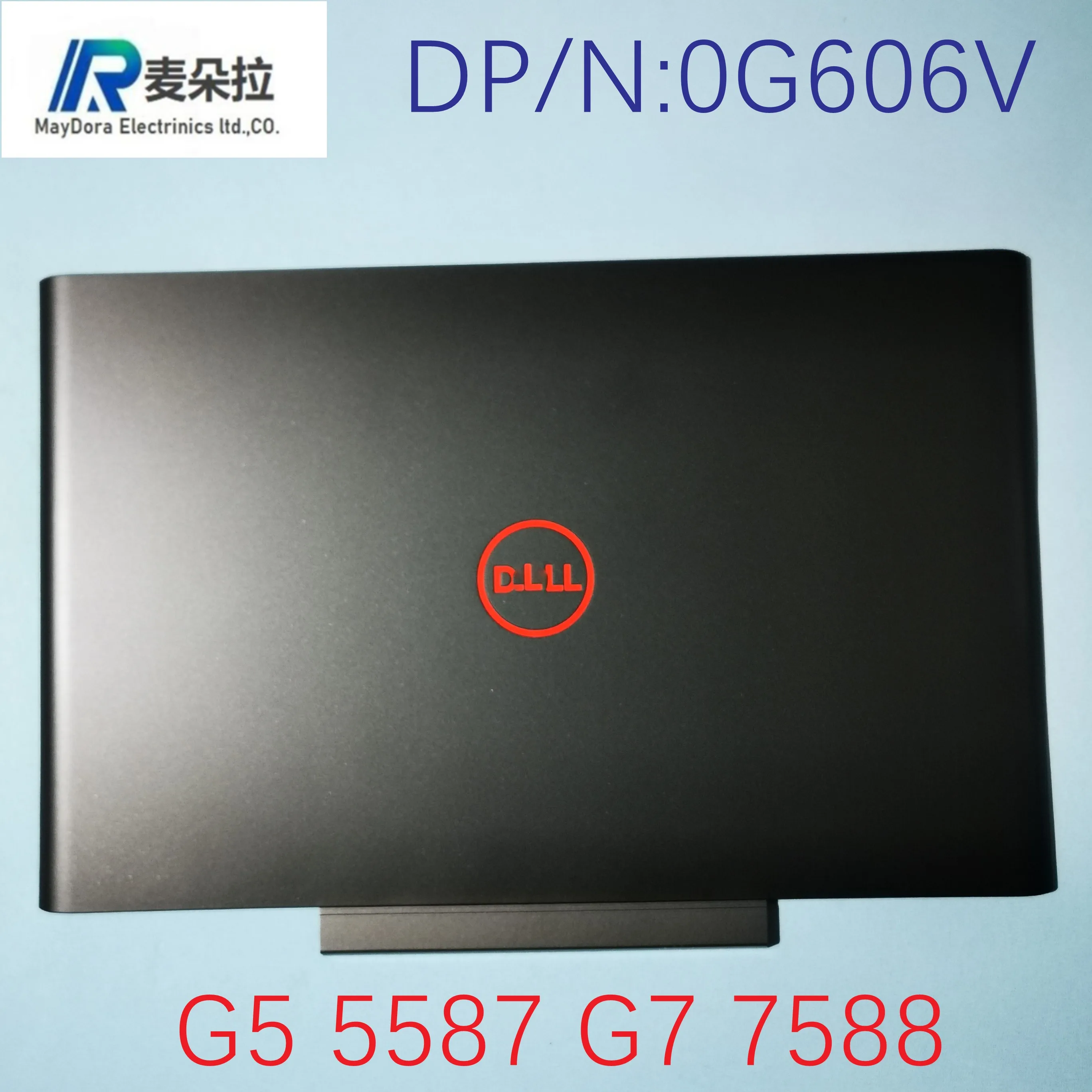

Чехол для ноутбука DELL G5 5587 G7 7588 7587 Inspiron15 7577 series, задняя крышка ЖК-дисплея, черный, красный логотип 0G606V