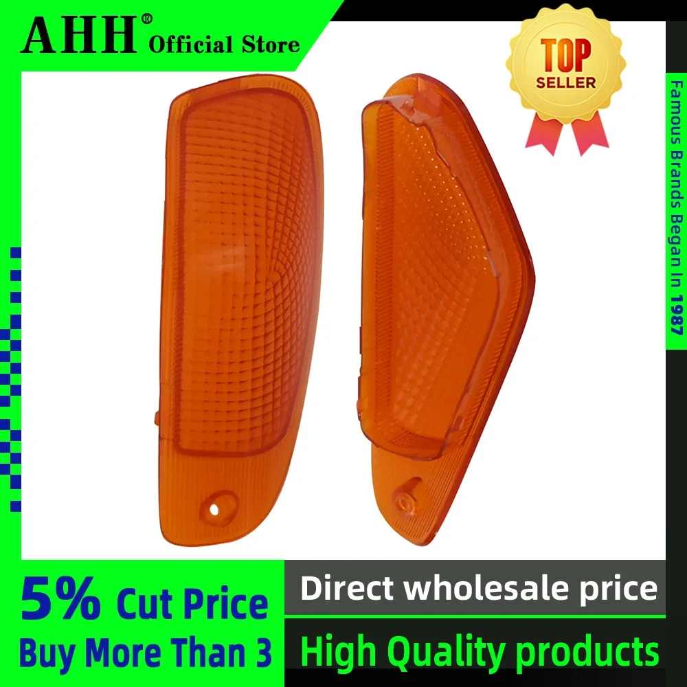Фото AHH 1 пара линз переднего указателя поворота для KAWASAKI ZZR400 1993-2006, ZZR600 1993-2008, крышка лампы мотоцикла EX400 EX600 №1