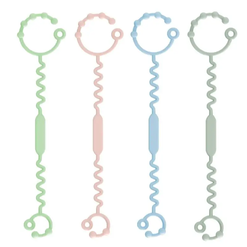 

Силиконовые клипсы для соски, регулируемый ремень для чашки, подвесная игрушка для детской коляски, детская игрушка с защитой от падения