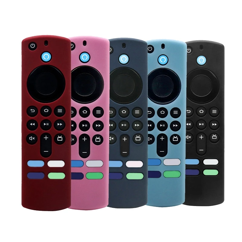 

Умный силиконовый чехол для пульта дистанционного управления, подходит для противоударного ТВ-стика, Мягкий защитный чехол, нескользящий П...