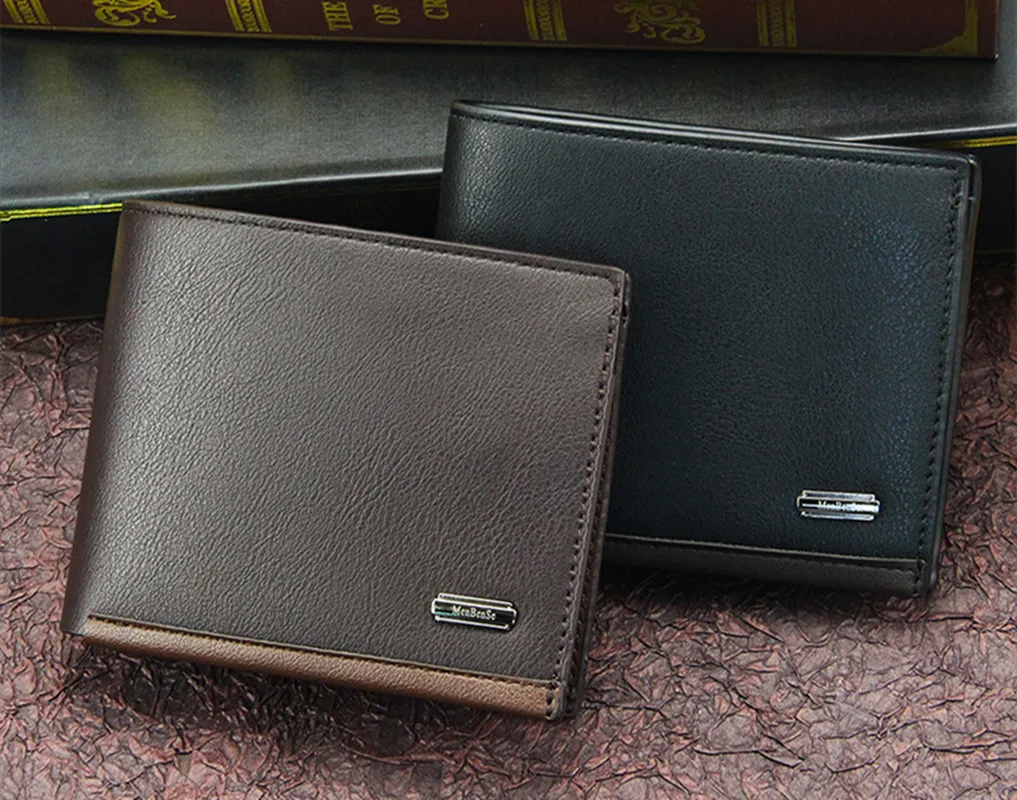 New Vintage Men Wallets with Coin Pocket Male Purse Function Wallet with Card Holder Men Retro Male Business Purse