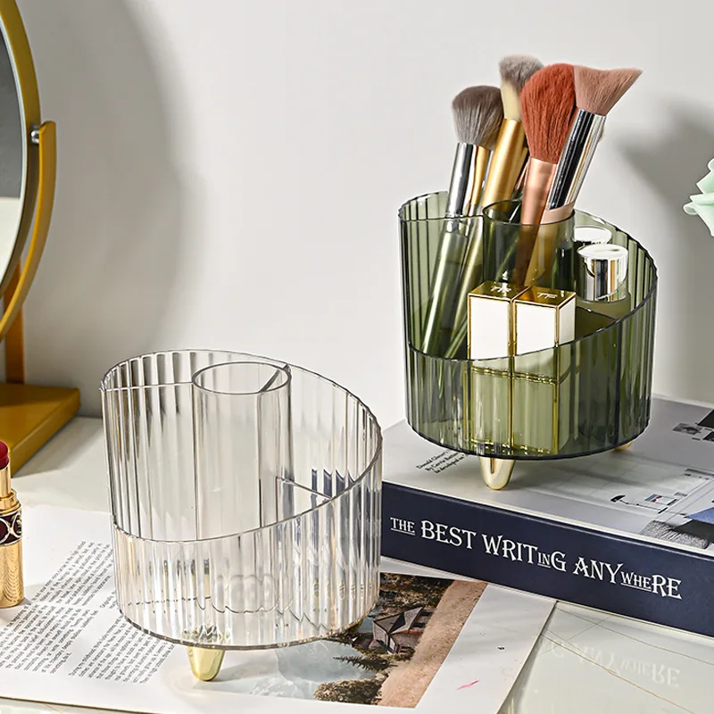 

Transparent Cosmetic Storage Box Makeup Brush Organizer Lipstick Perfume Case Household Eyebrow Pen Makeup Container